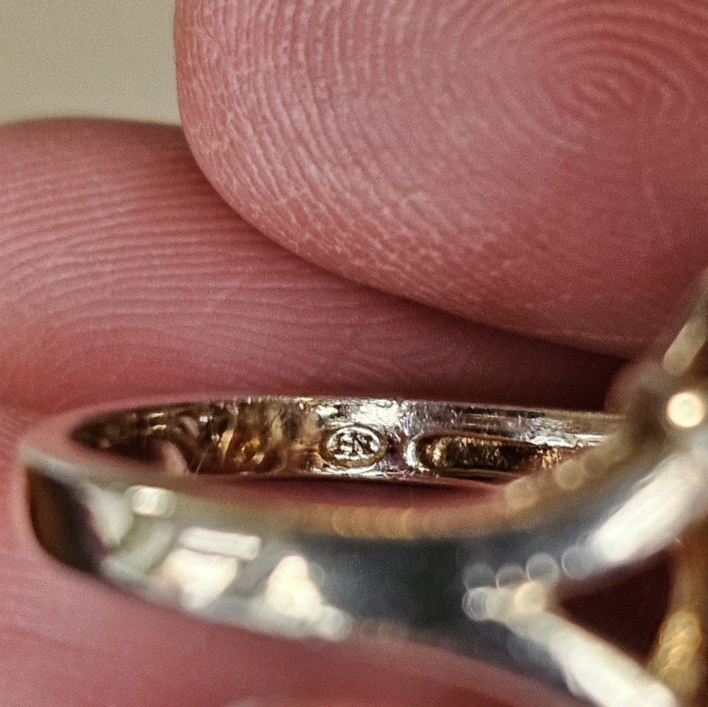Michael Valitutti Genuine Gemstone 💍 in 18k Gold over Sterling Silver Sz 7! - Picture 6 of 16